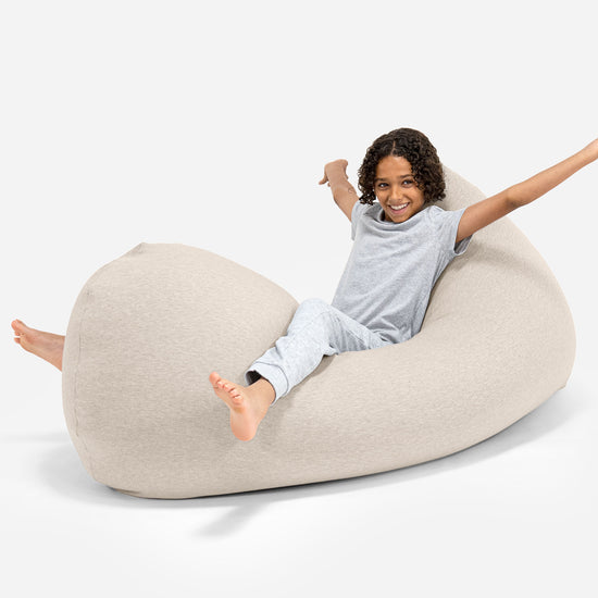 Grande XL Sitzsack - Elastische Baumwolle Nerzfarben 05